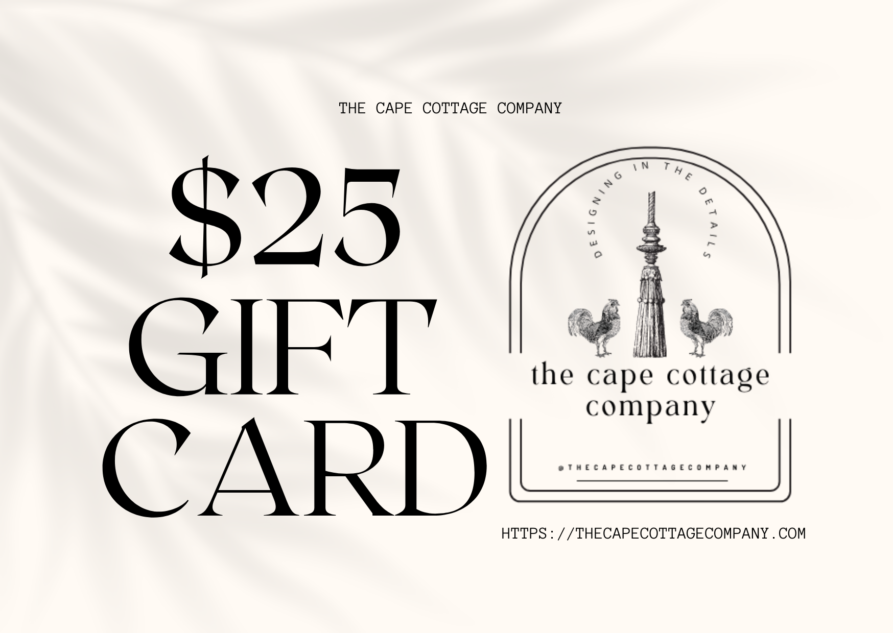 $25 Gift Card