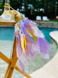 Lilac, Yellow & White Tassel